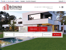 Tablet Screenshot of boniniimoveis.com.br